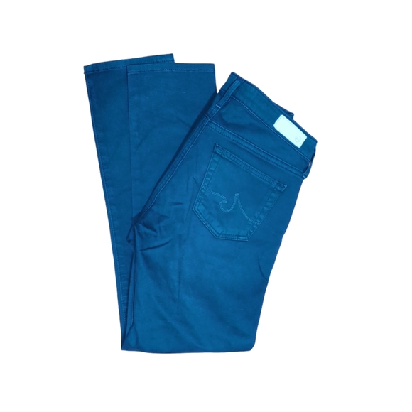 AG Adriano Goldschmied size 24 color Blue the stilt crop cigarette crop - Picture 3 of 6